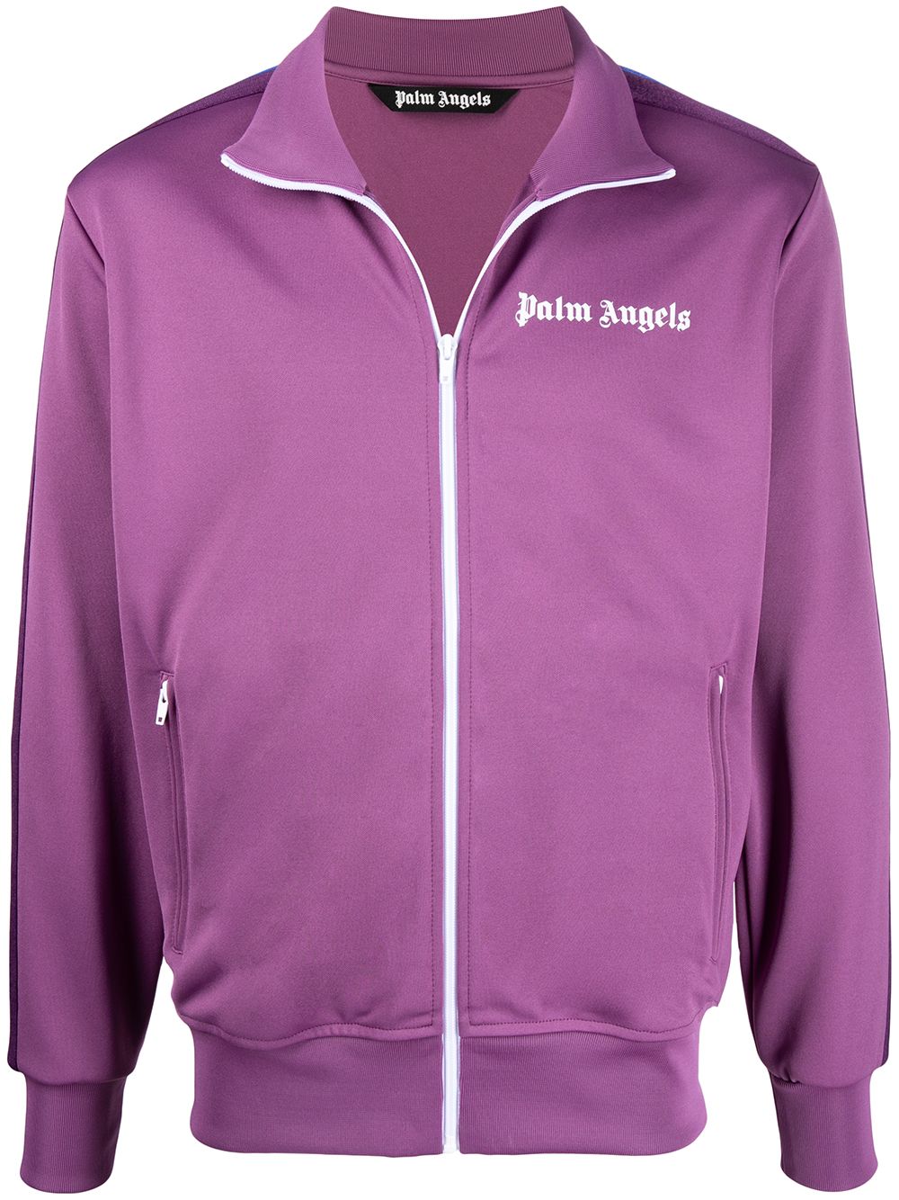 PALM ANGELS Logo Track Jacket Purple - Maison De Fashion 