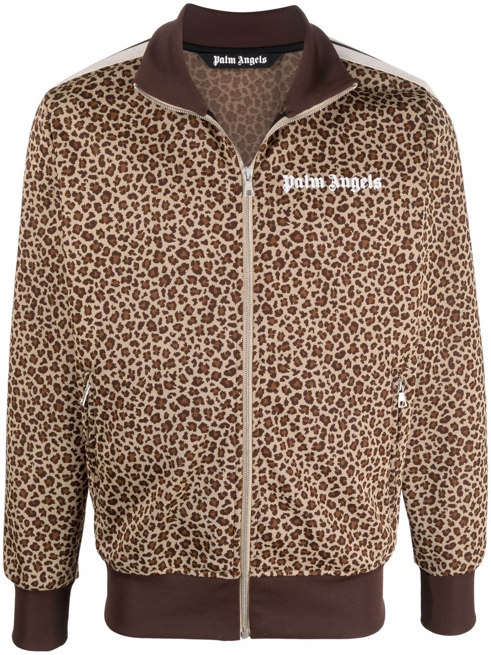 PALM ANGELS Leopard Track Jacket - MAISONDEFASHION.COM