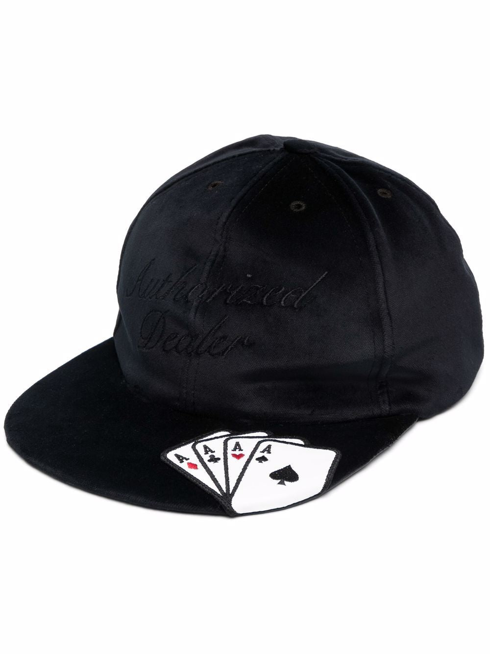 JUST DON Authorized Dealer Velvet Cap Black – MAISONDEFASHION.COM