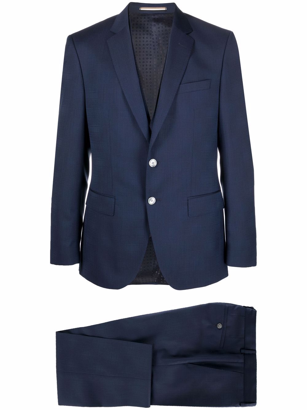 BOSS Three Piece Suit Blue - MAISONDEFASHION.COM