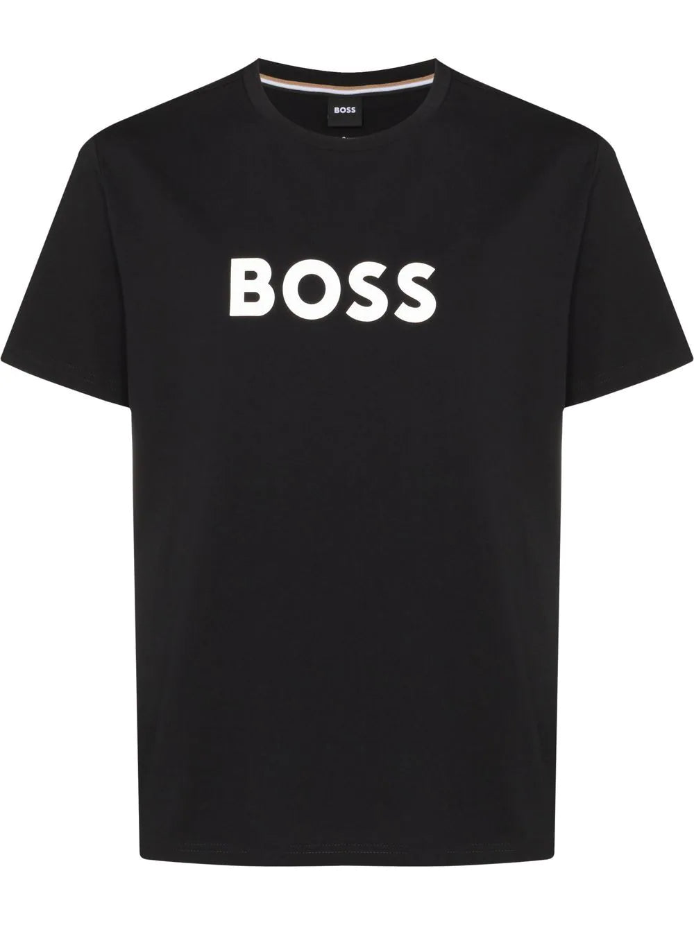 BOSS Logo-print cotton T-shirt Black - MAISONDEFASHION.COM