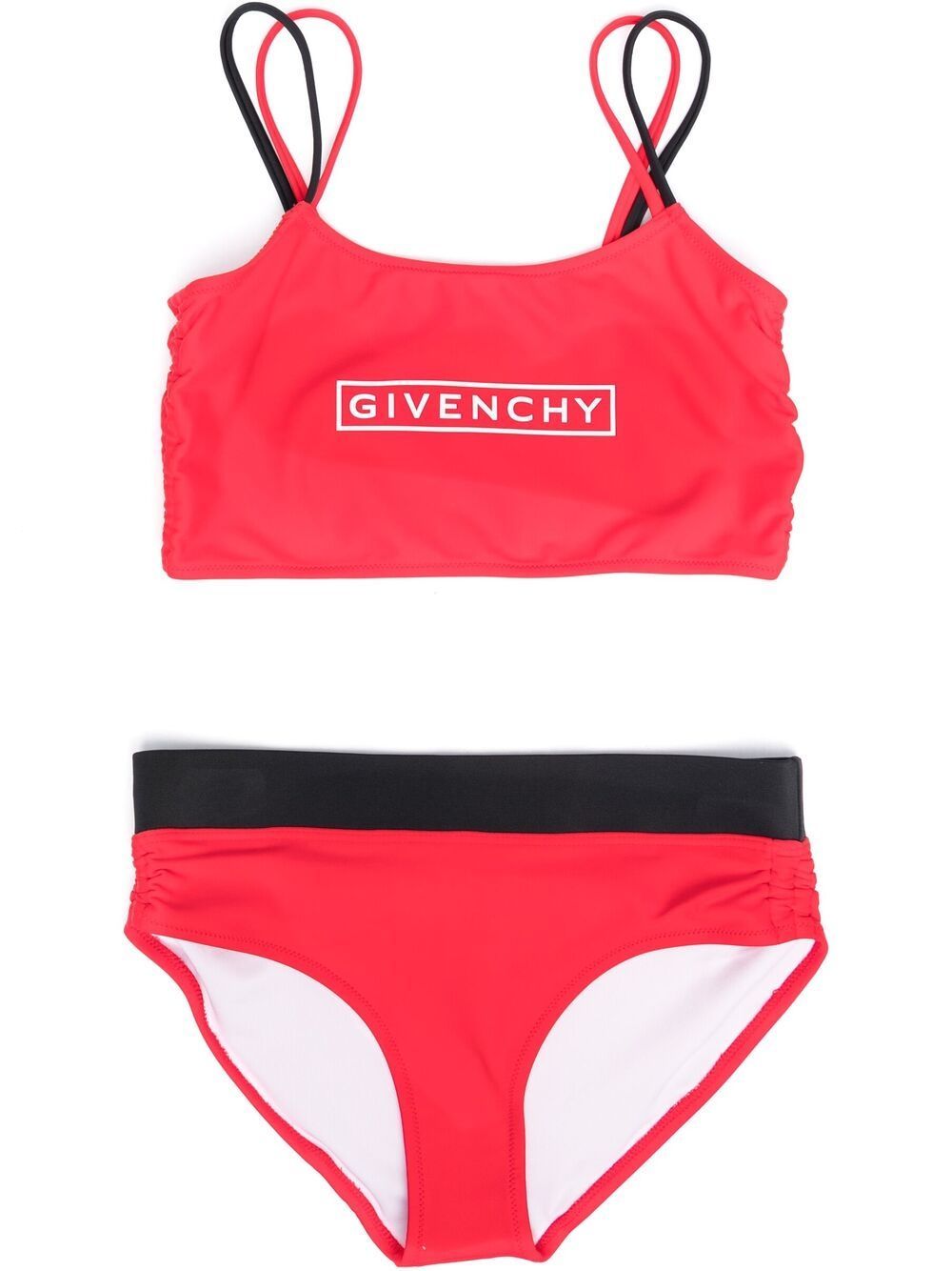 GIVENCHY KIDS Logo Bikini Red - MAISONDEFASHION.COM