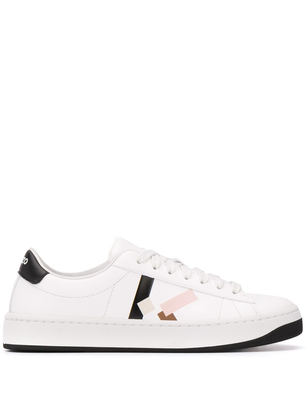 KENZO WOMEN K Logo Low Top Sneakers White - Maison De Fashion 