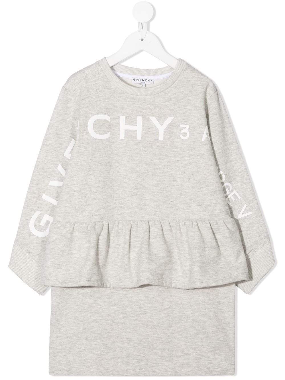 GIVENCHY KIDS 3 Logo Sweatshirt Grey - Maison De Fashion 