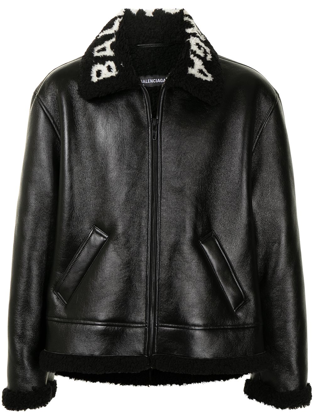 BALENCIAGA Cocoon Aviator Jacket Black - MAISONDEFASHION.COM