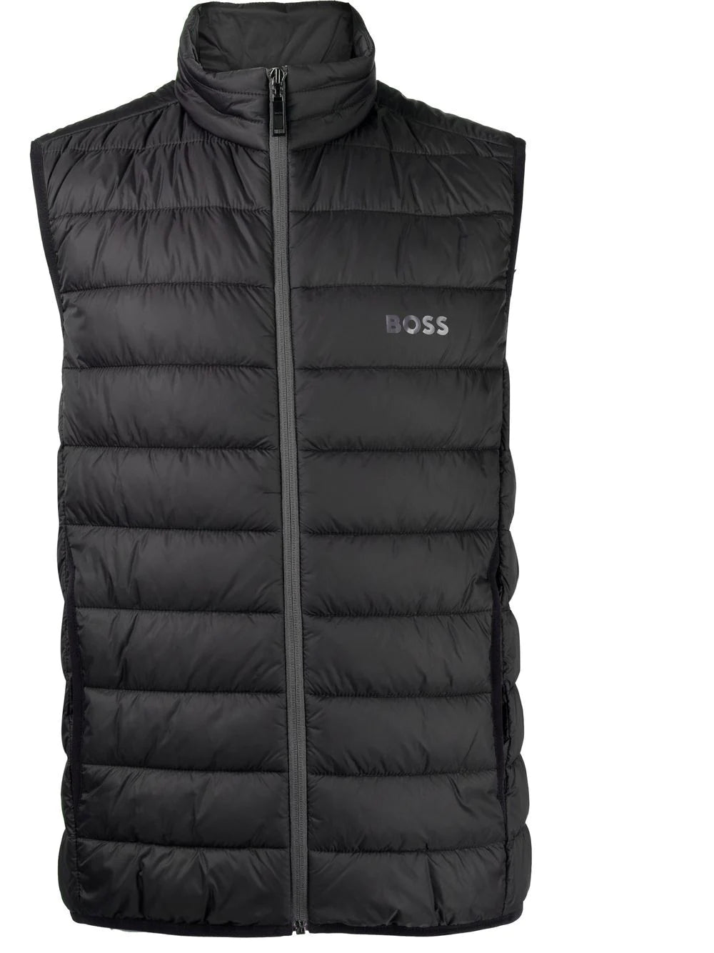 BOSS Logo-print padded jacket Black - MAISONDEFASHION.COM