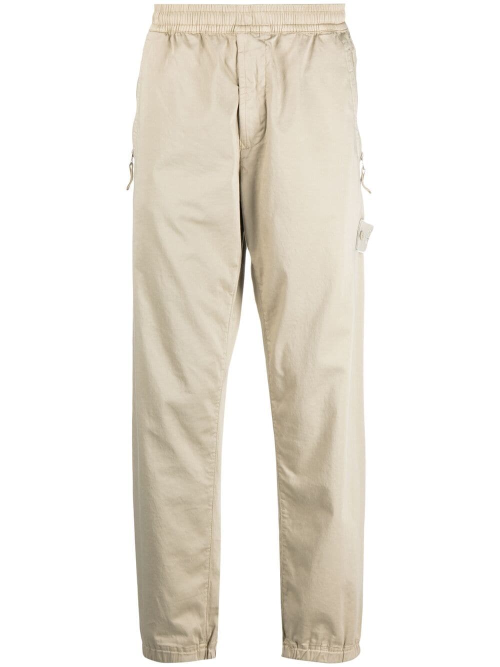 STONE ISLAND Track Pants Beige - MAISONDEFASHION.COM