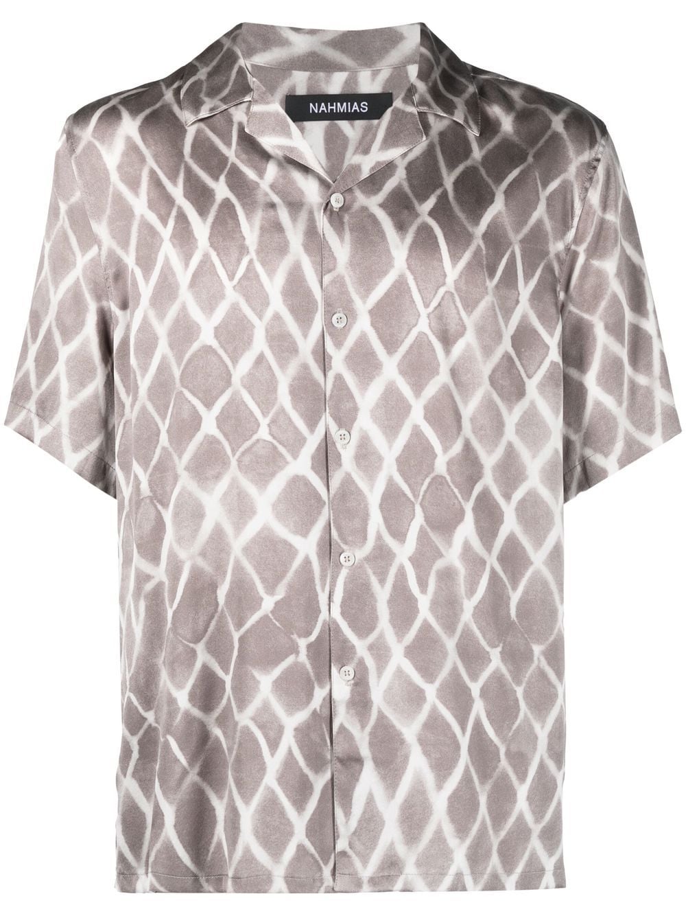 NAHMIAS S/S Swish Shirt Grey - MAISONDEFASHION.COM