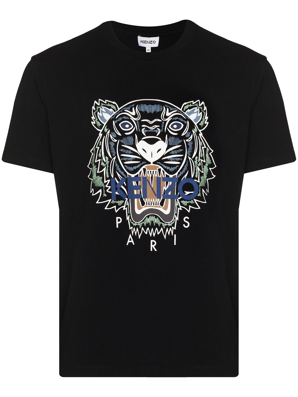 KENZO Tiger Classic T-Shirt Black - MAISONDEFASHION.COM