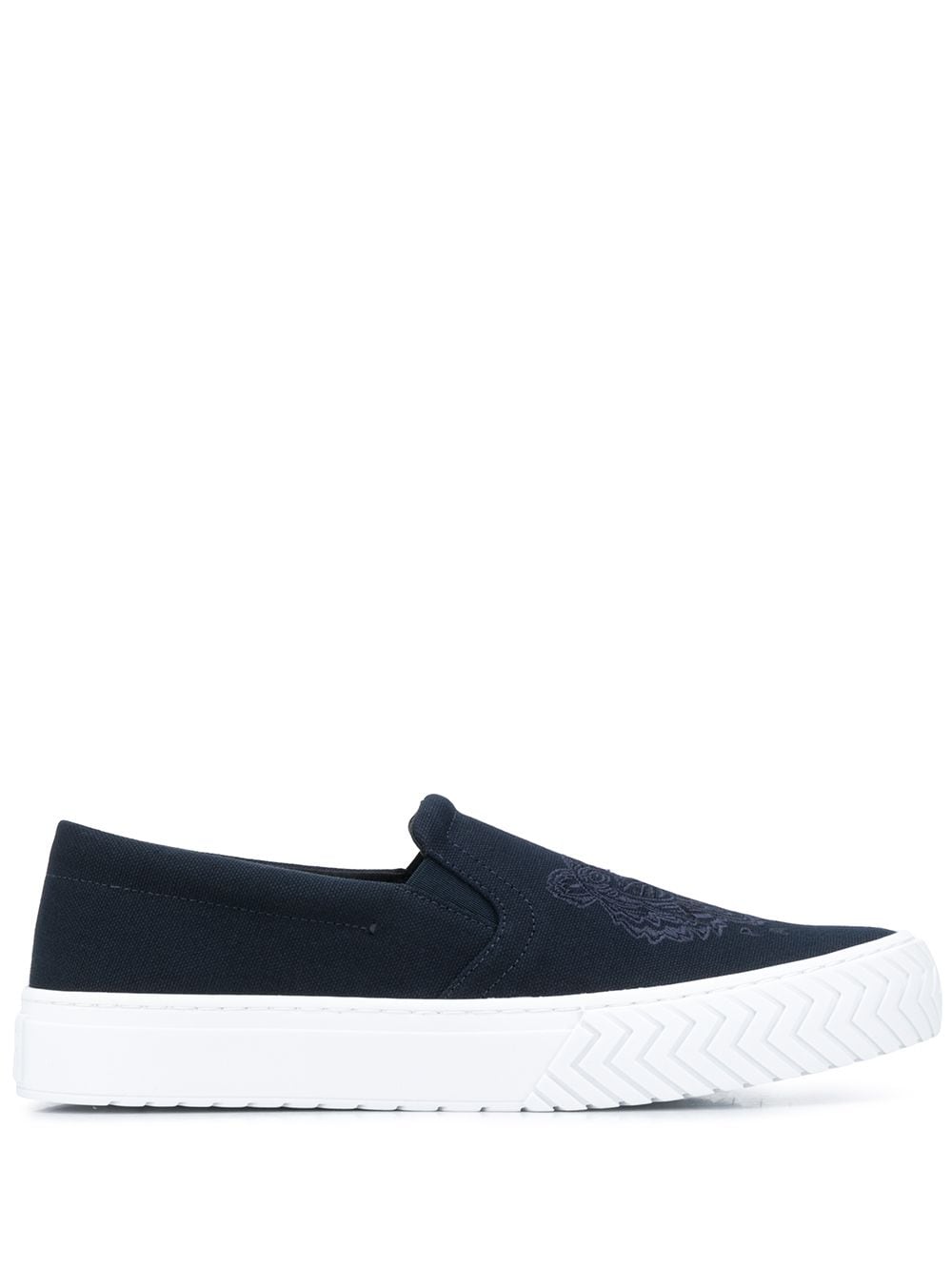 Kenzo Tiger Slip On Sneakers Navy - Maison De Fashion 