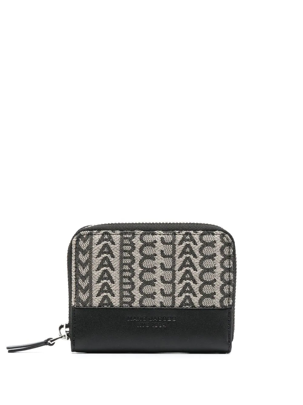 MARC JACOBS WOMEN The Zip Around Monogram Wallet Beige - MAISONDEFASHION.COM