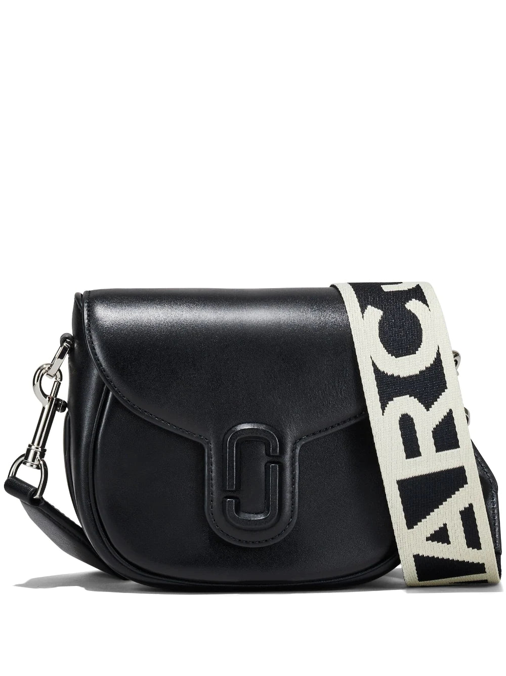 MARC JACOBS WOMEN The J Marc Small Saddle Bag Black - MAISONDEFASHION.COM