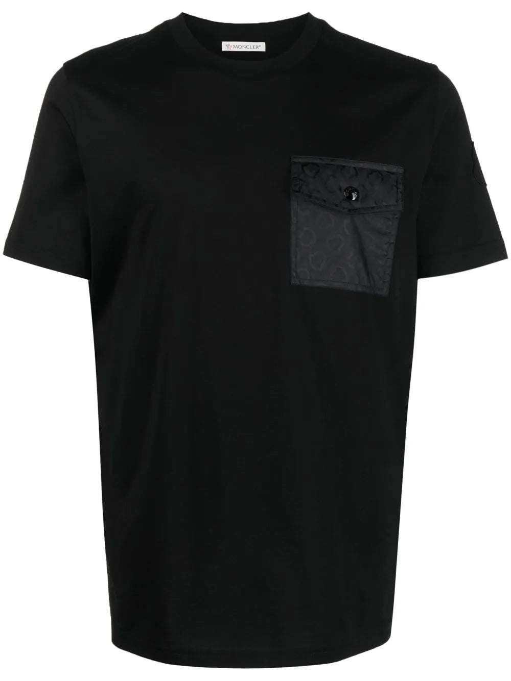 MONCLER Logo T-Shirt Black - MAISONDEFASHION.COM