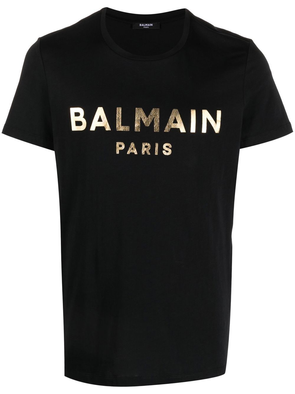 BALMAIN Classic SS T-Shirt Black/Gold - MAISONDEFASHION.COM