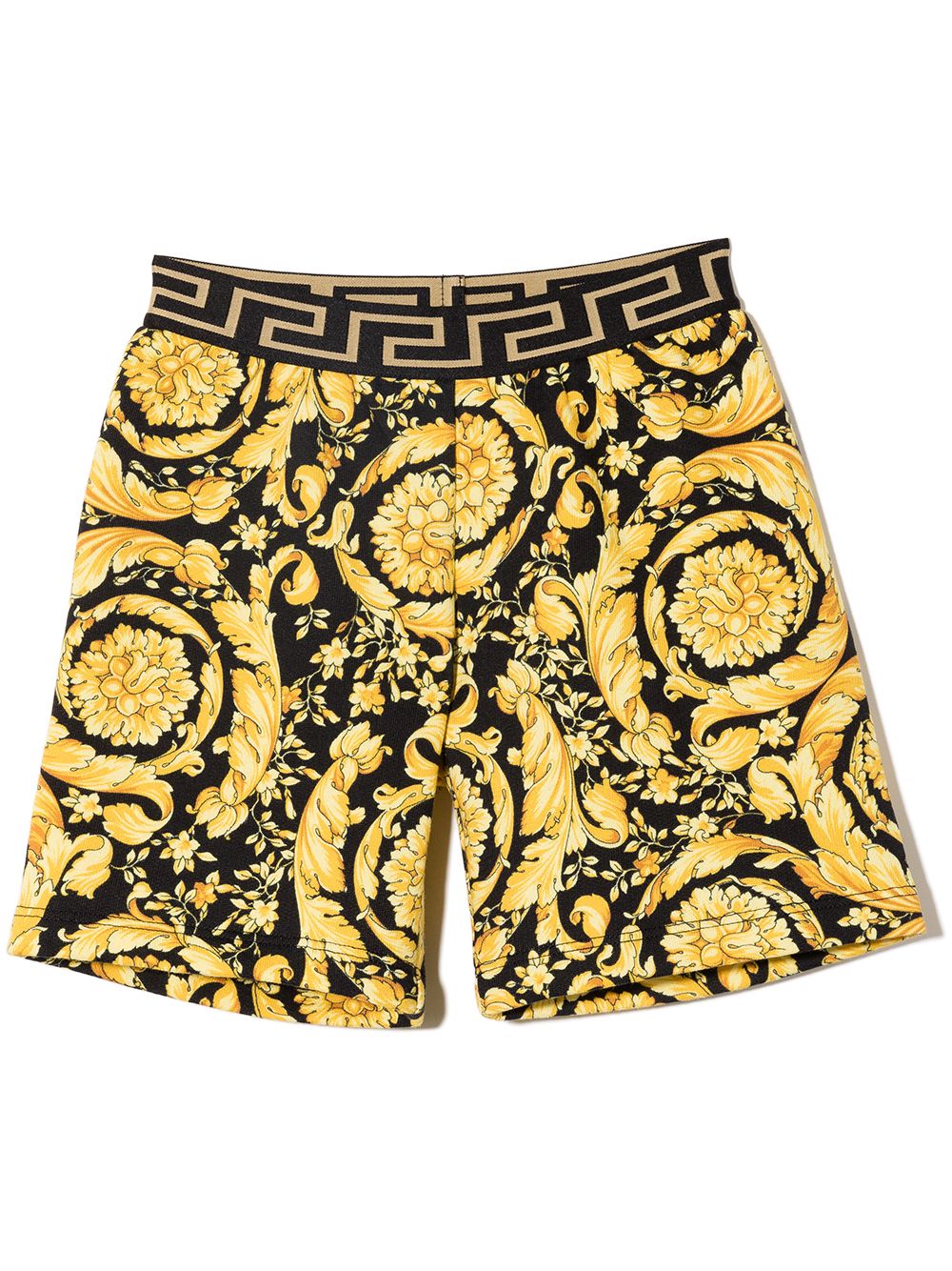 VERSACE BABY Baroque Print Shorts - MAISONDEFASHION.COM