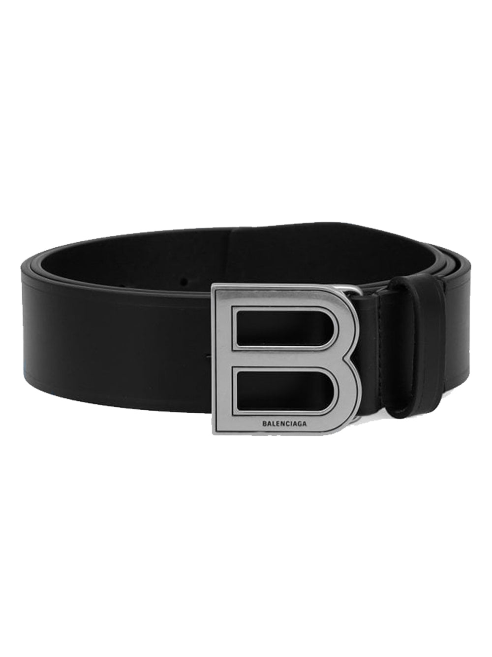 BALENCIAGA B Large Buckle Belt Black - MAISONDEFASHION.COM