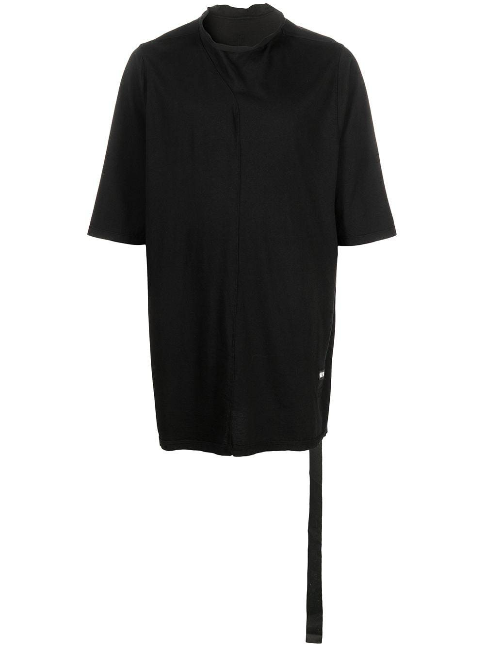 RICK OWENS DRKSHDW Stitching-detail cotton T-Shirt Black - MAISONDEFASHION.COM