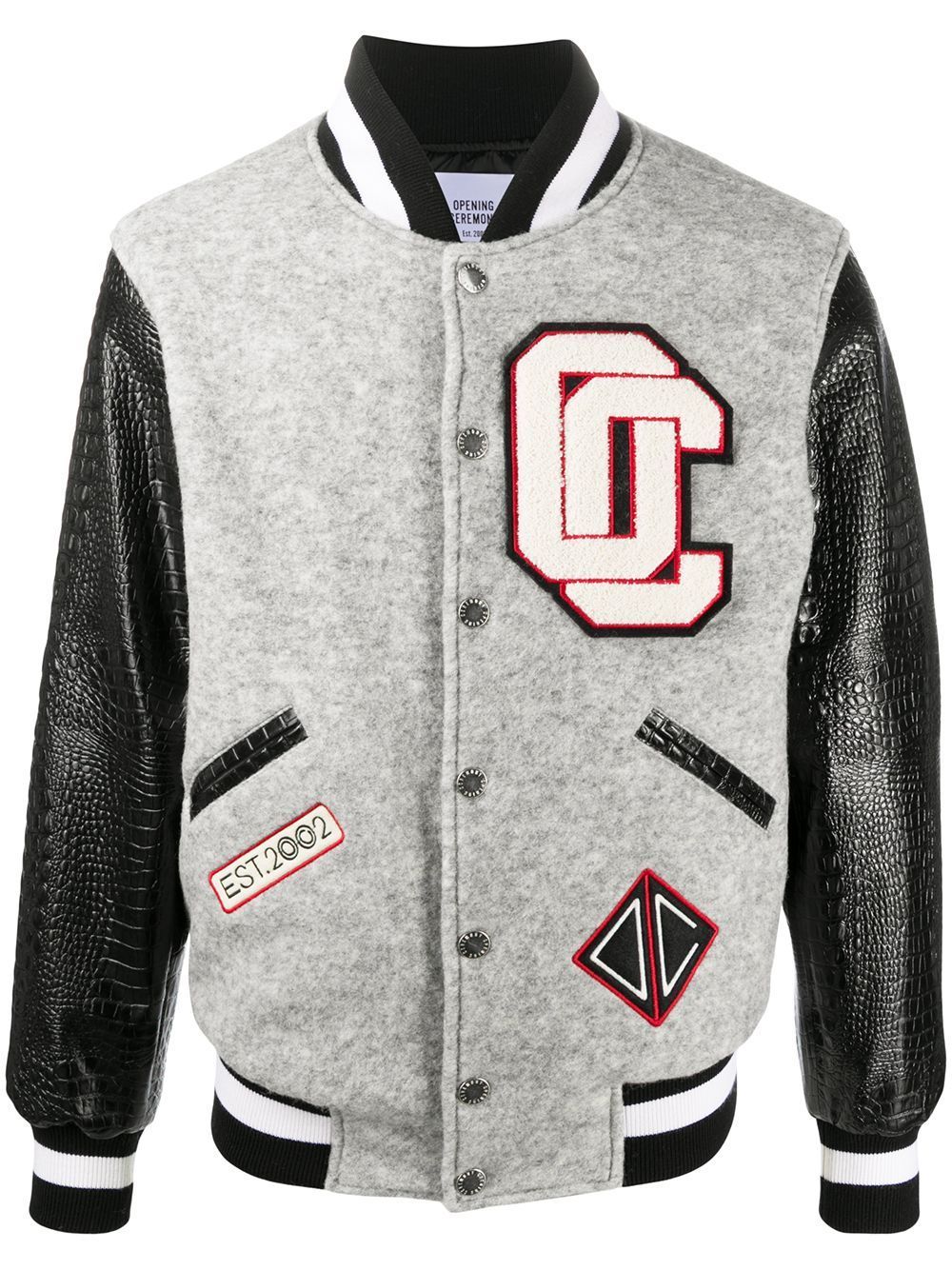 OPENING CEREMONY Varsity Jacket Grey - Maison De Fashion 