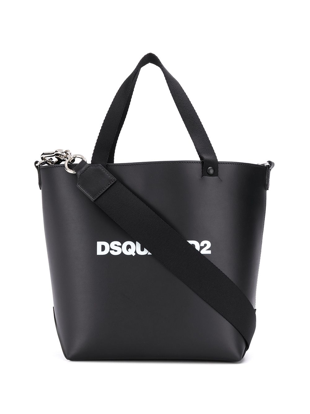 DSQUARED2 Logo Shopping Bag Black - Maison De Fashion 