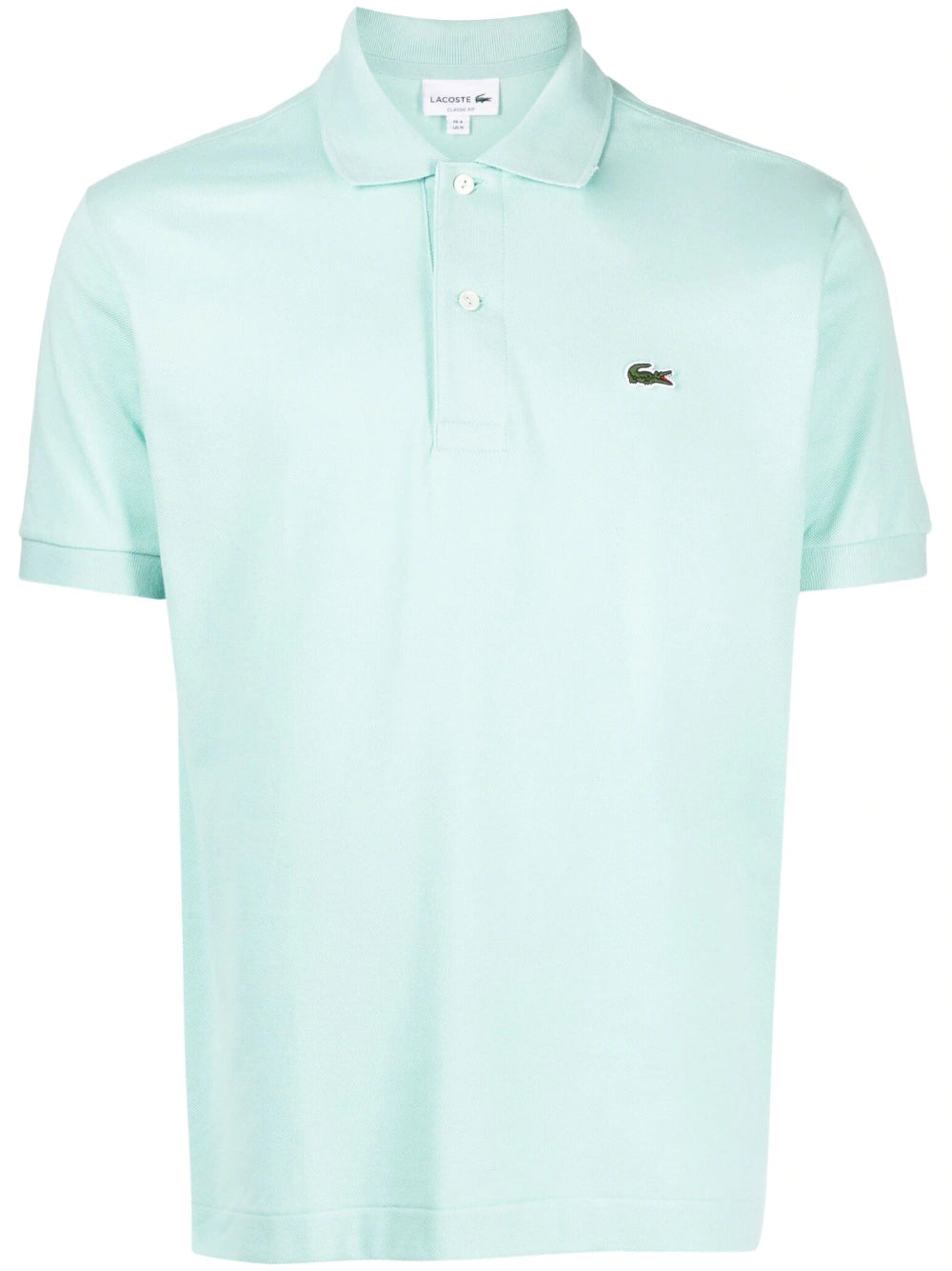 LACOSTE Embroidered Logo Polo Shirt Mint - MAISONDEFASHION.COM