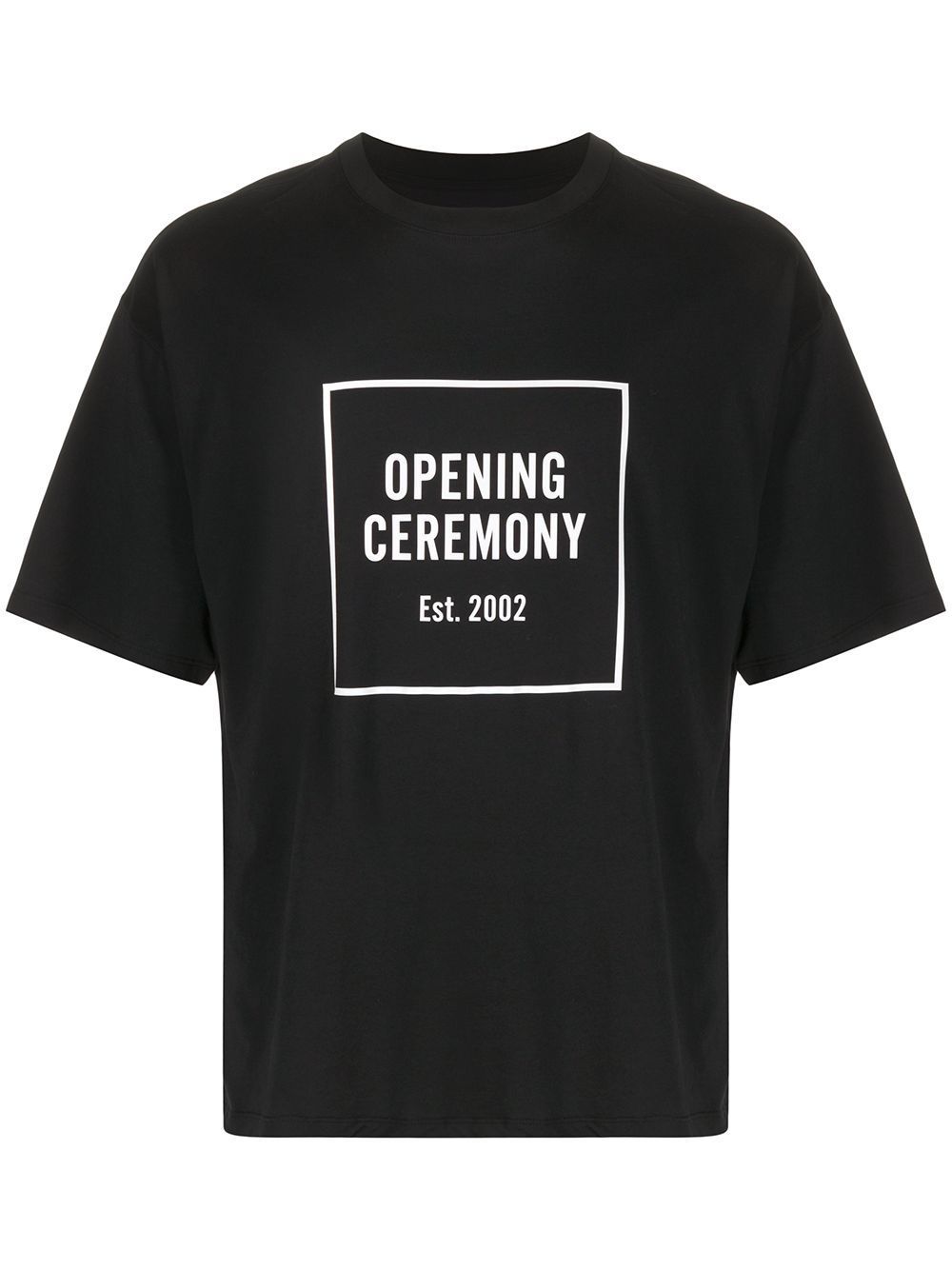 Opening Ceremony Box Logo Print T-shirt Black - Maison De Fashion 