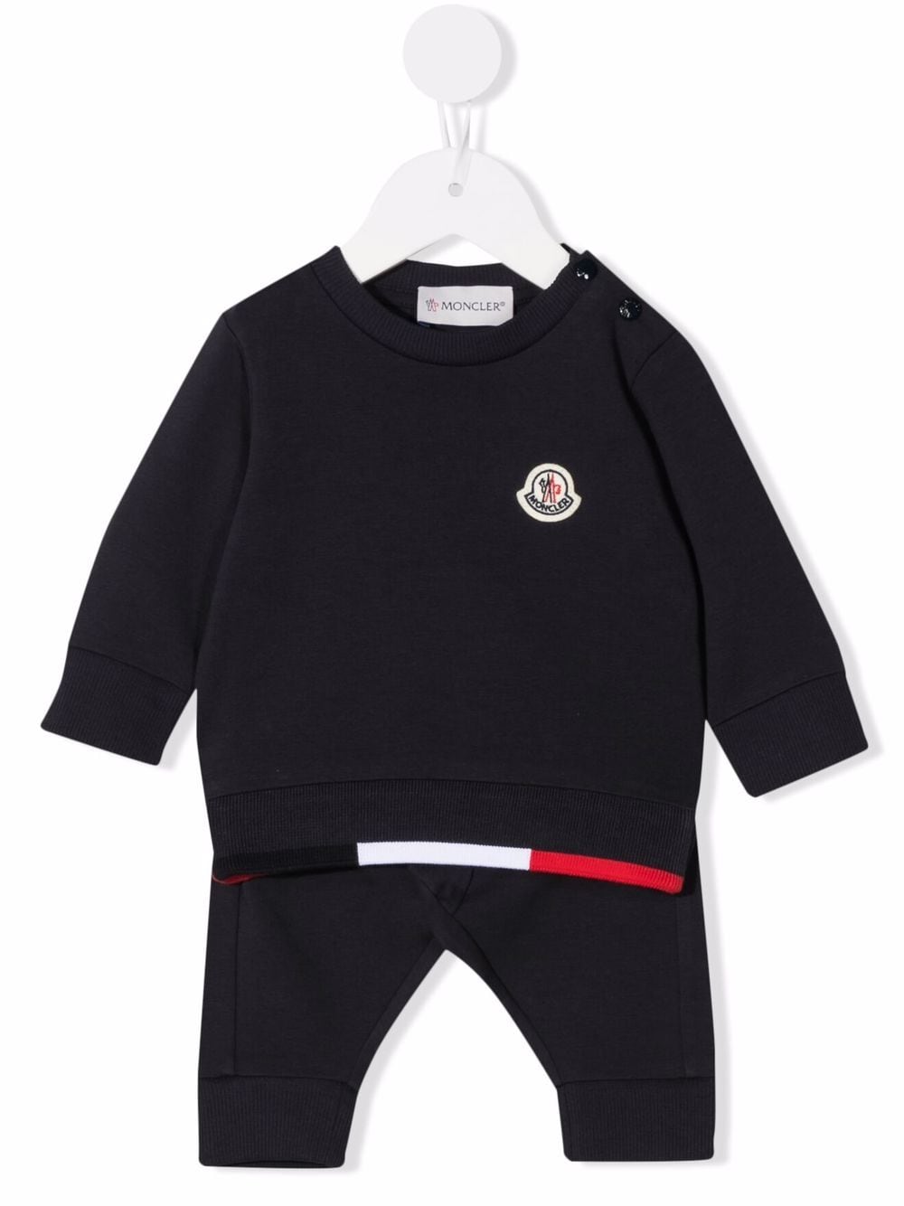 MONCLER BABY Sweatsuit Set Navy - MAISONDEFASHION.COM