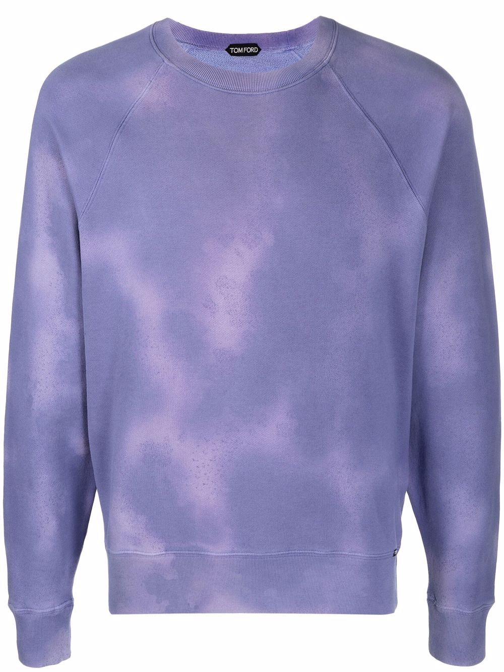 TOM FORD Tie Dye Sweatshirt Purple - MAISONDEFASHION.COM