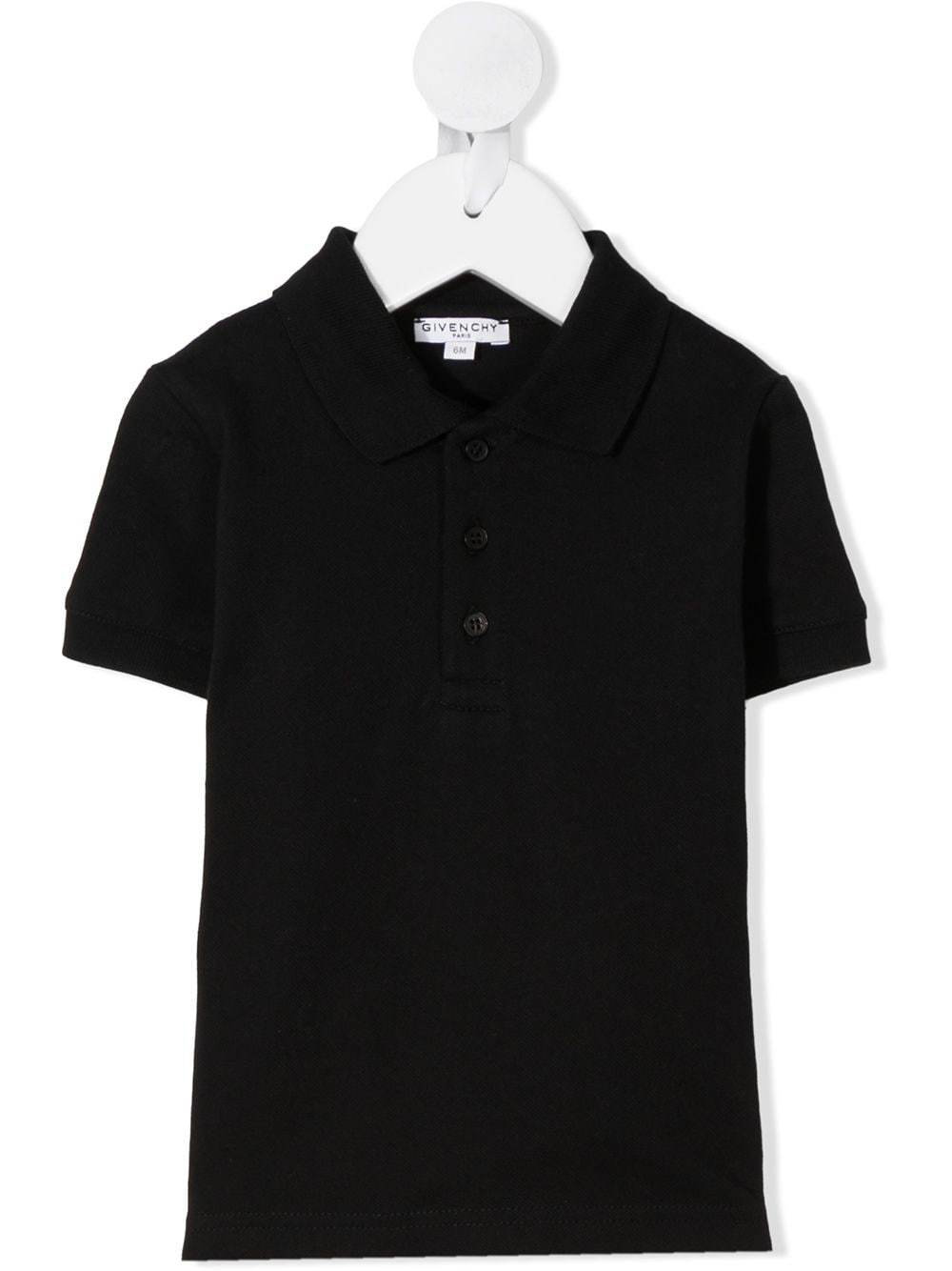 GIVENCHY KIDS Logo Polo Shirt Black - Maison De Fashion 