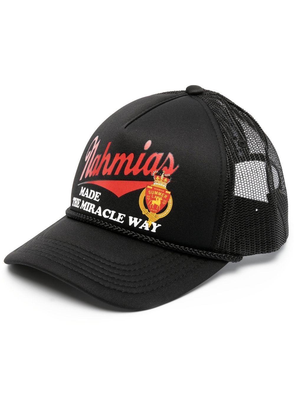 NAHMIAS Miracle Way Trucker Hat Black - MAISONDEFASHION.COM