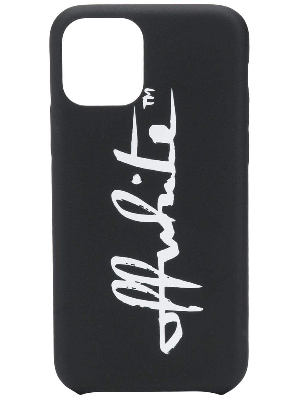 OFF-WHITE logo iPhone 11 Pro case black/white - Maison De Fashion 