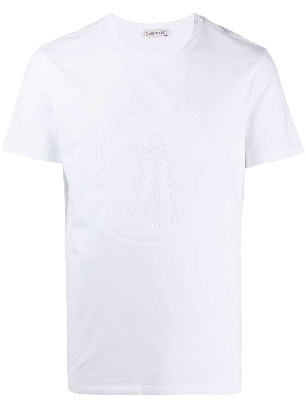 MONCLER logo print t-shirt white - Maison De Fashion 