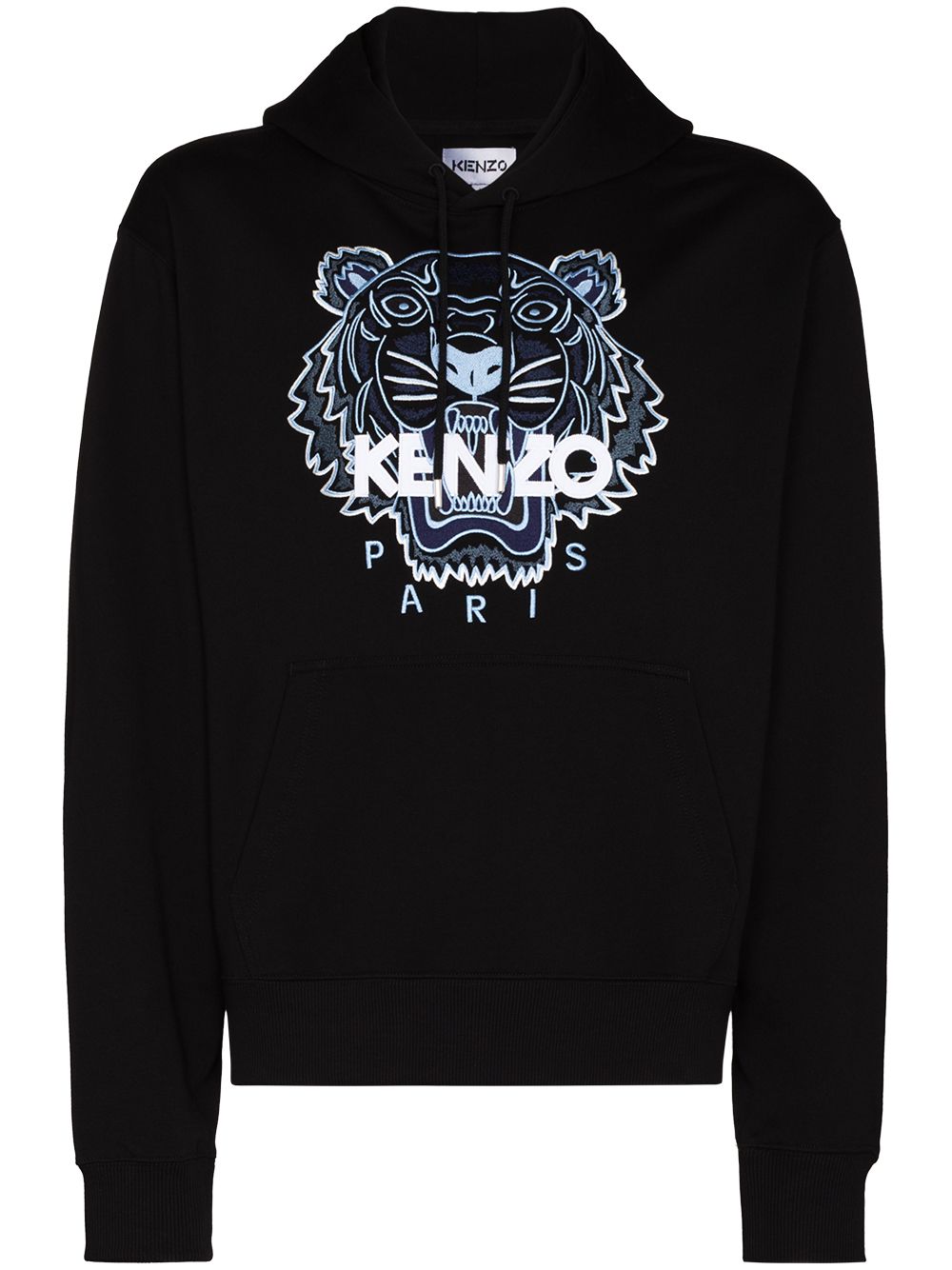 KENZO Tiger Logo Hoodie Black - MAISONDEFASHION.COM