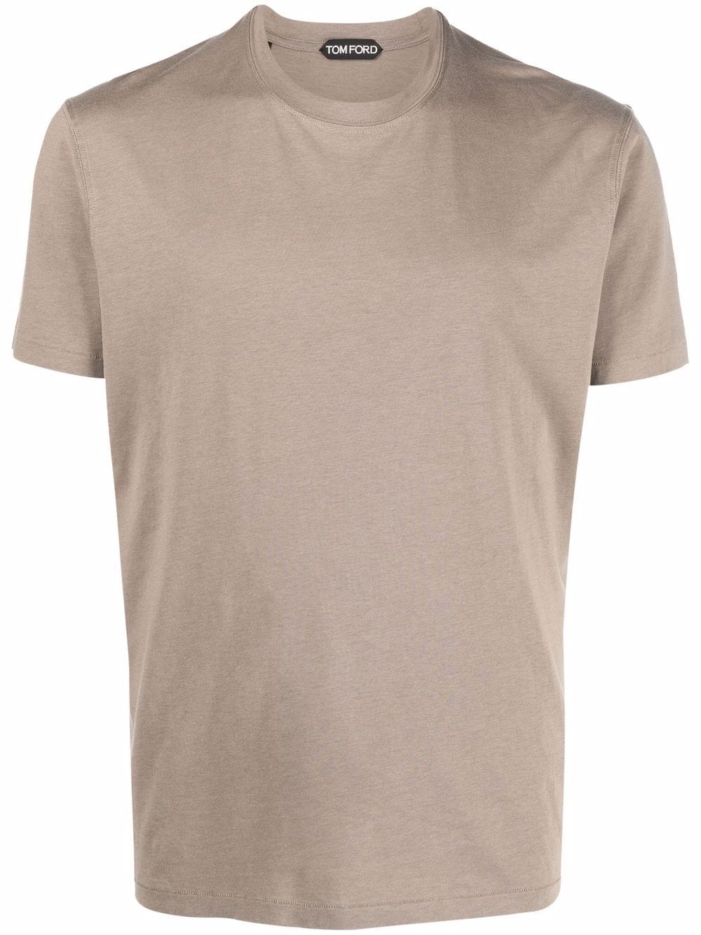 TOM FORD Viscose Short Sleeve T-Shirt Grey - MAISONDEFASHION.COM