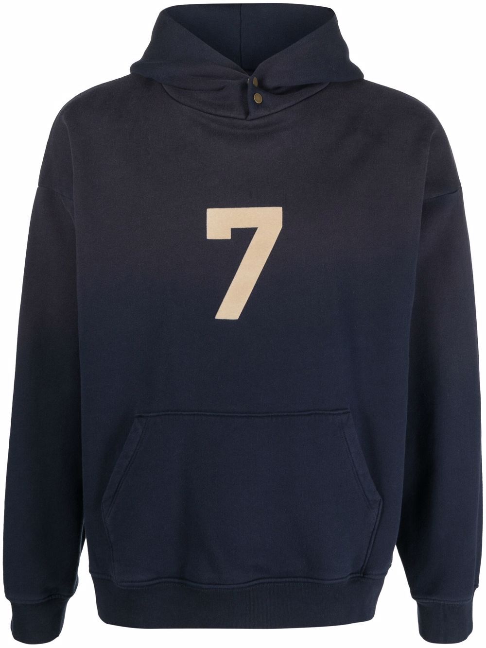 FEAR OF GOD 7 Hoodie Navy MAISONDEFASHION.COM