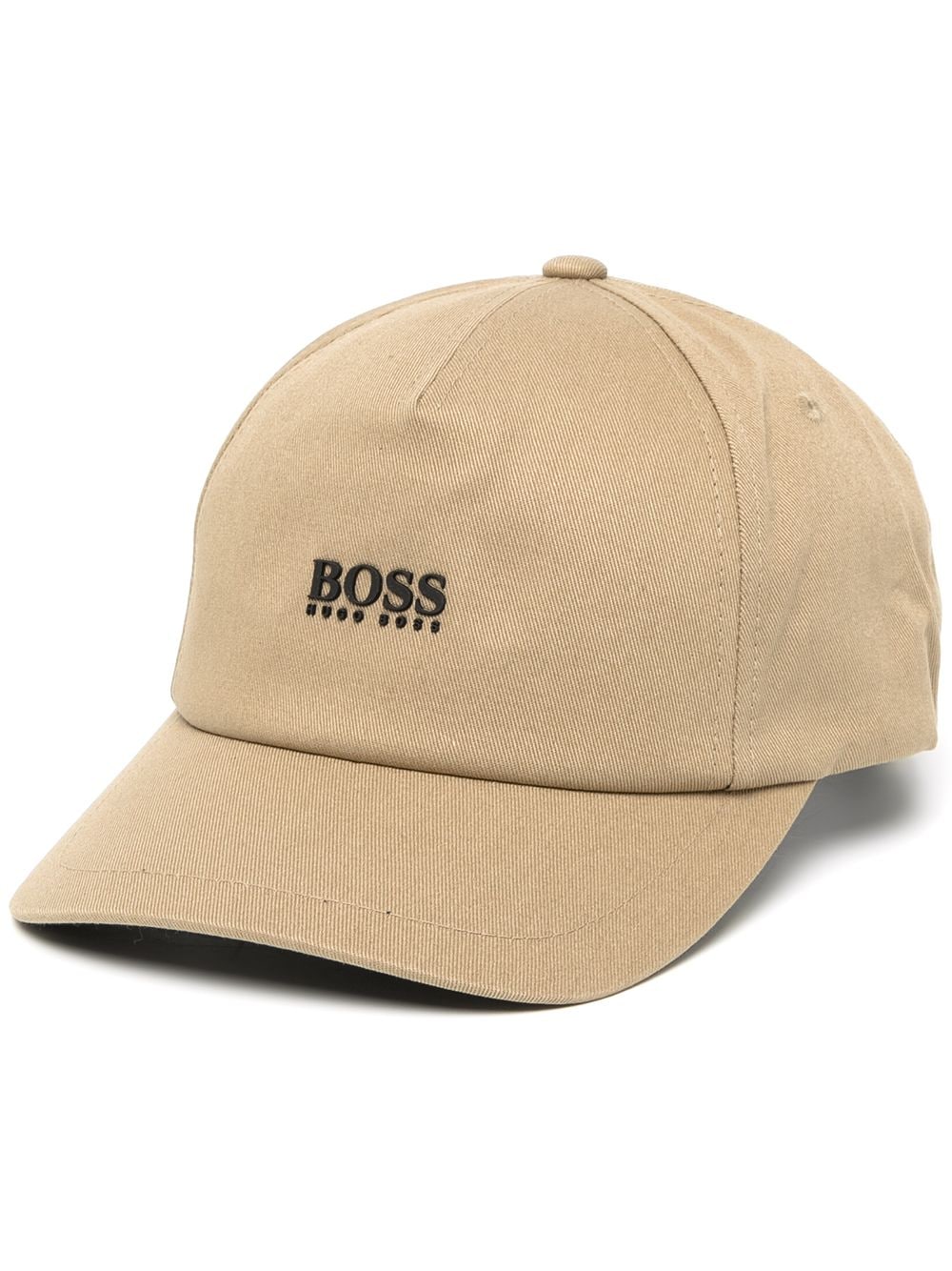BOSS Logo-plaque baseball cap Beige - MAISONDEFASHION.COM
