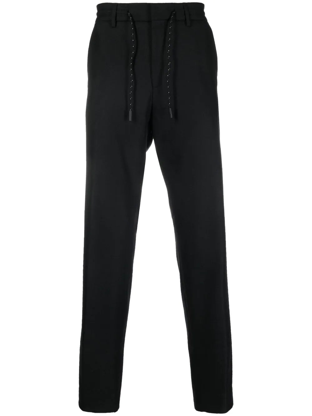 BOSS Cropped Tailored Trousers Black - MAISONDEFASHION.COM
