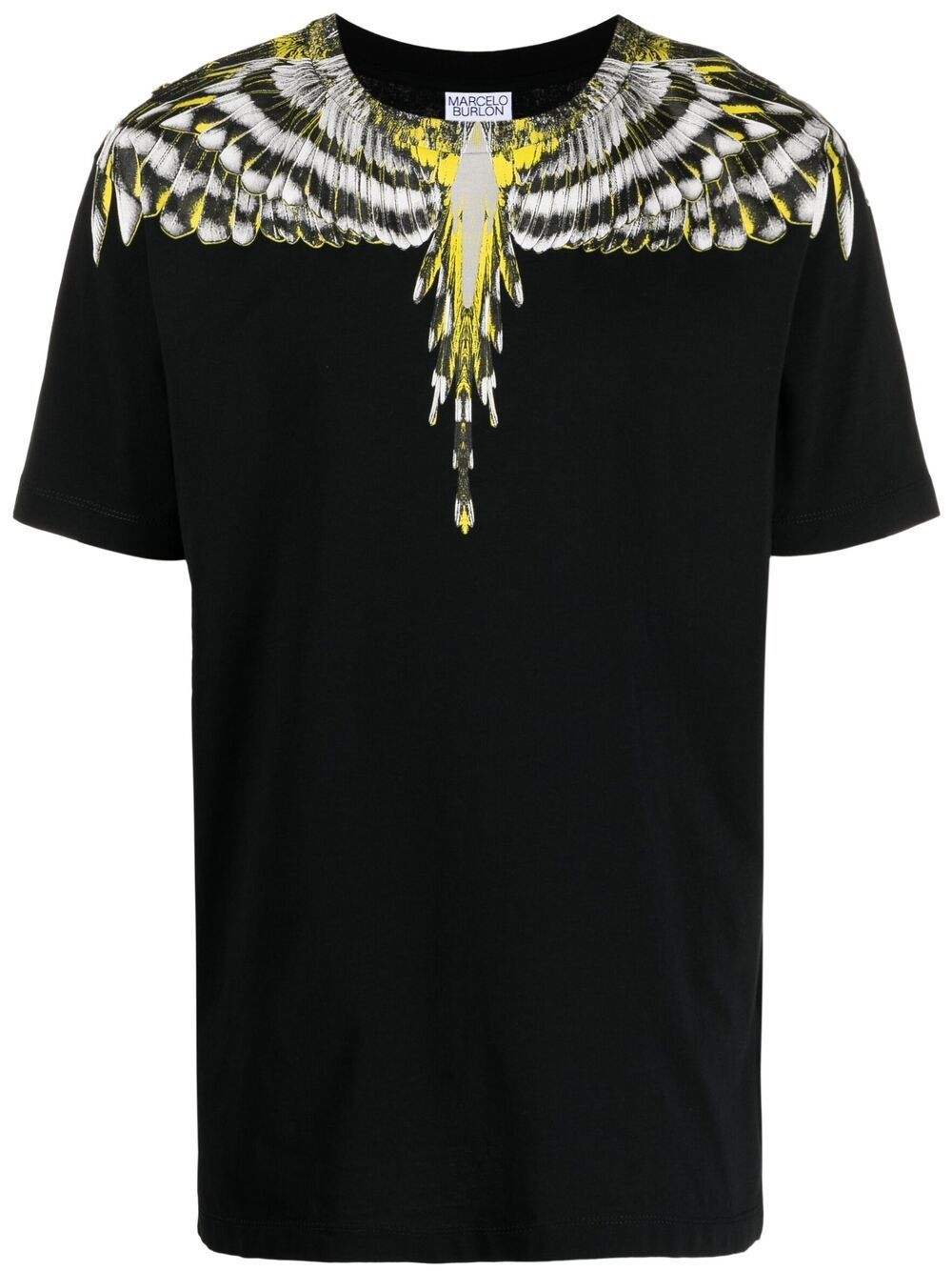 MARCELO BURLON Wings Print Cotton T-Shirt - MAISONDEFASHION.COM