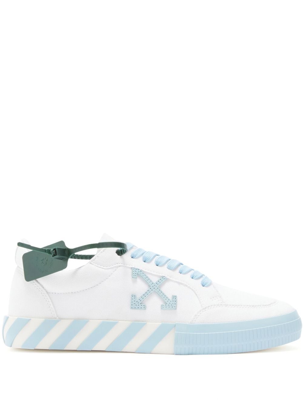 OFF-WHITE Low Vulcanized Canvas White - MAISONDEFASHION.COM