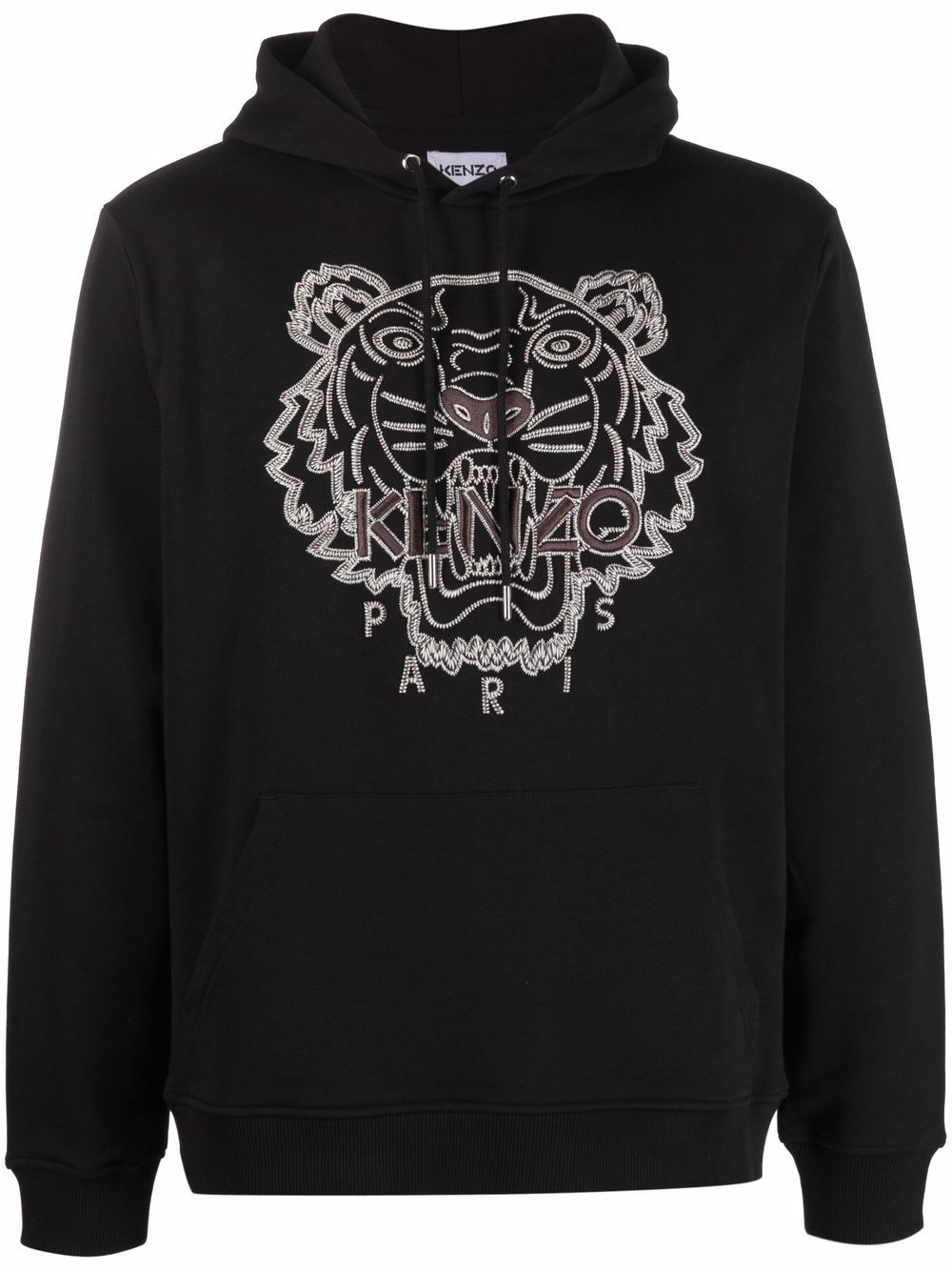 KENZO Tiger Embroidered Hoodie Black – MAISONDEFASHION.COM