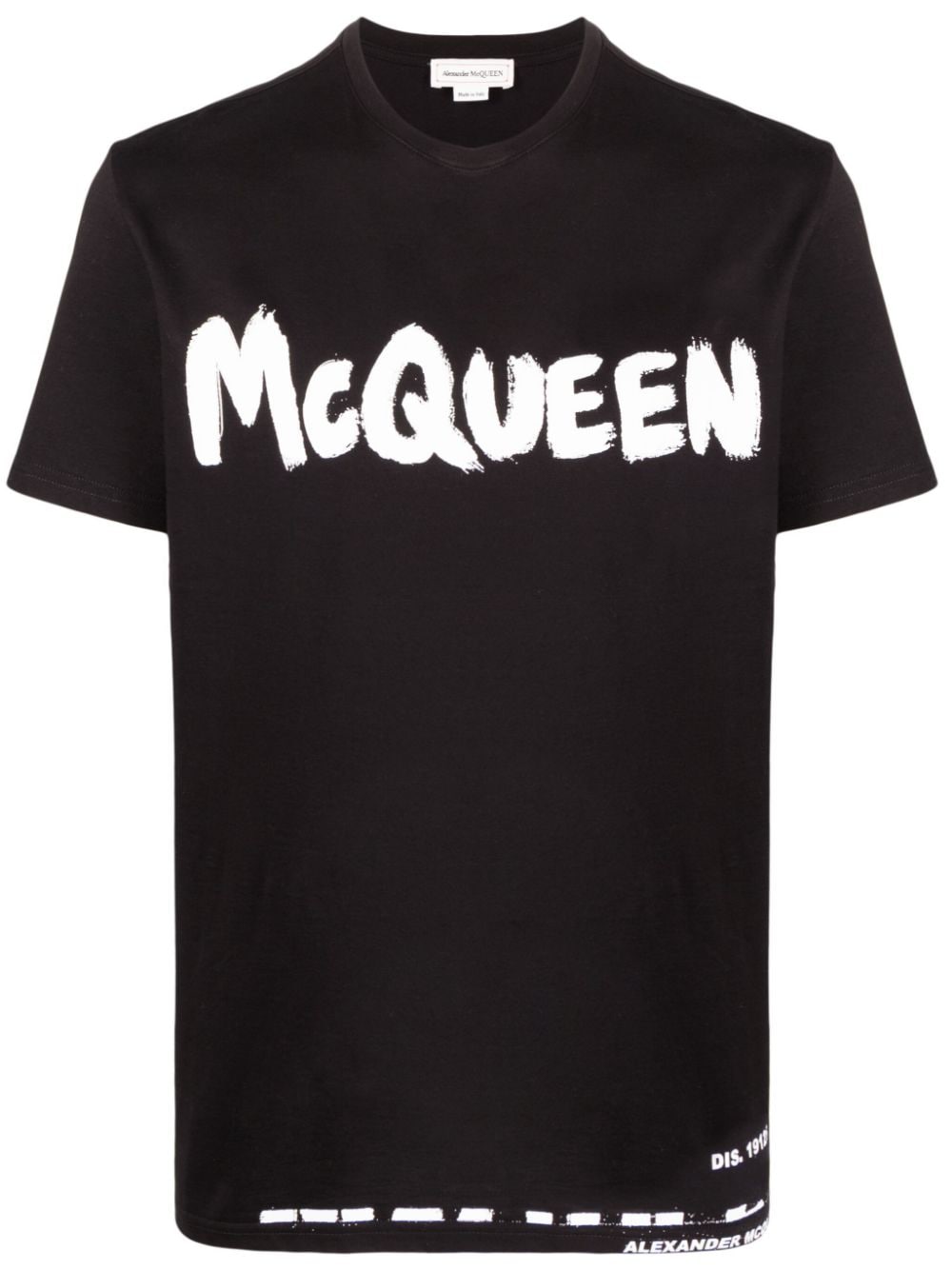 ALEXANDER MCQUEEN T-Shirt Black/Mix - MAISONDEFASHION.COM