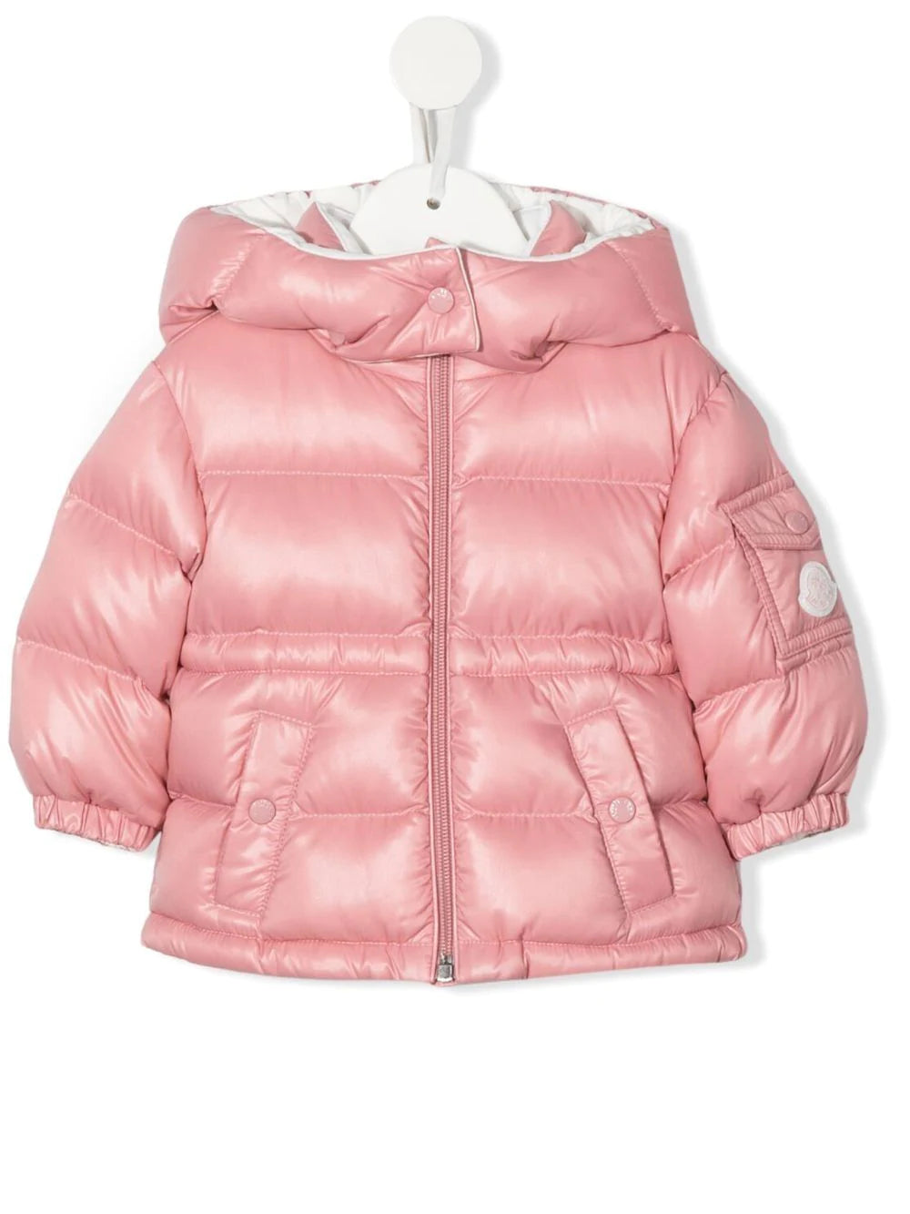 MONCLER BABY Maire Jacket Pink - MAISONDEFASHION.COM