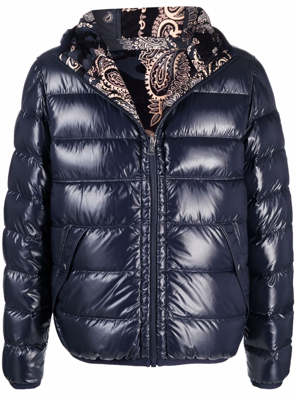 MONCLER Freville Reversible Padded Jacket Navy - MAISONDEFASHION.COM
