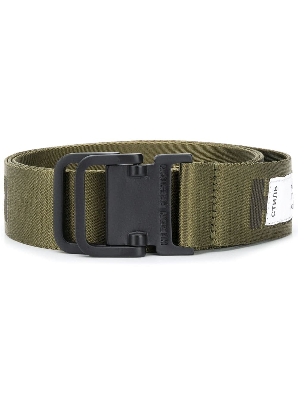 HERON PRESTON Tactical Tape Belt Olive - Maison De Fashion 