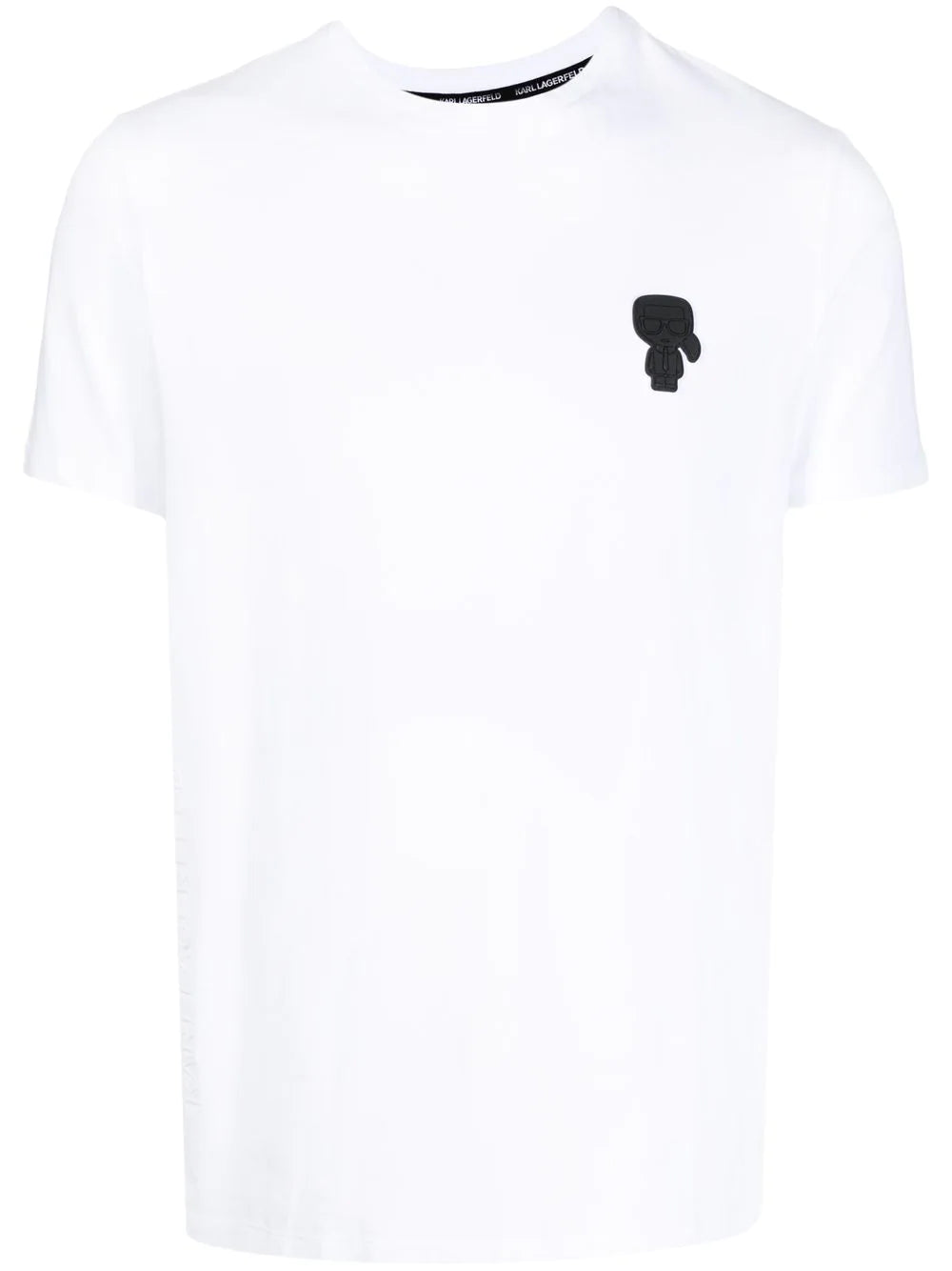 KARL LAGERFELD Karl badge T-shirt Regular Fit White - MAISONDEFASHION.COM