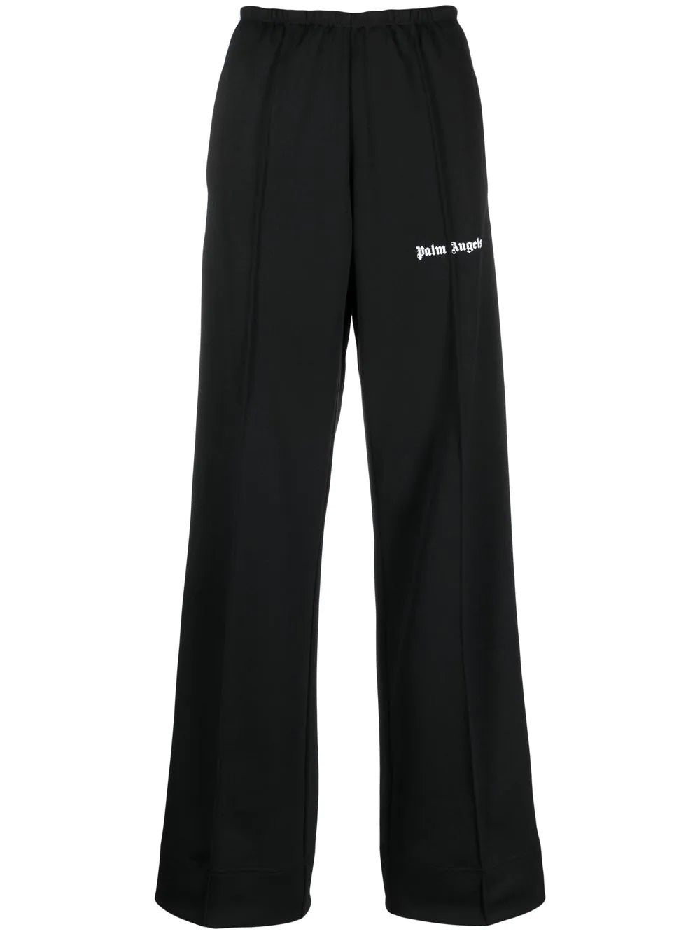 PALM ANGELS WOMEN Loose Track Pants Black/White - MAISONDEFASHION.COM