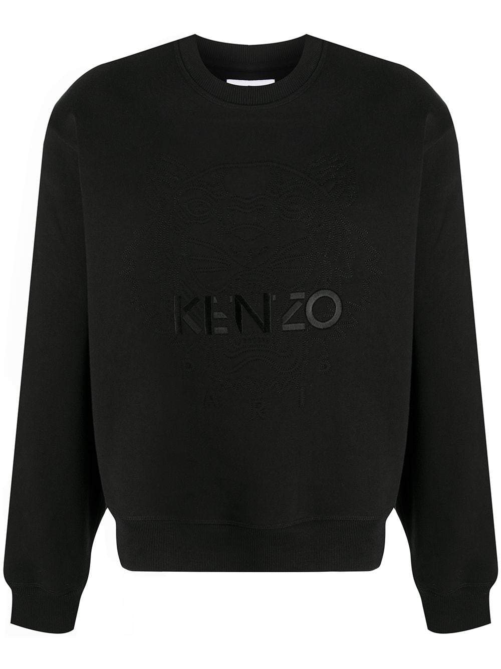 KENZO Tiger Logo Sweatshirt Black - Maison De Fashion 