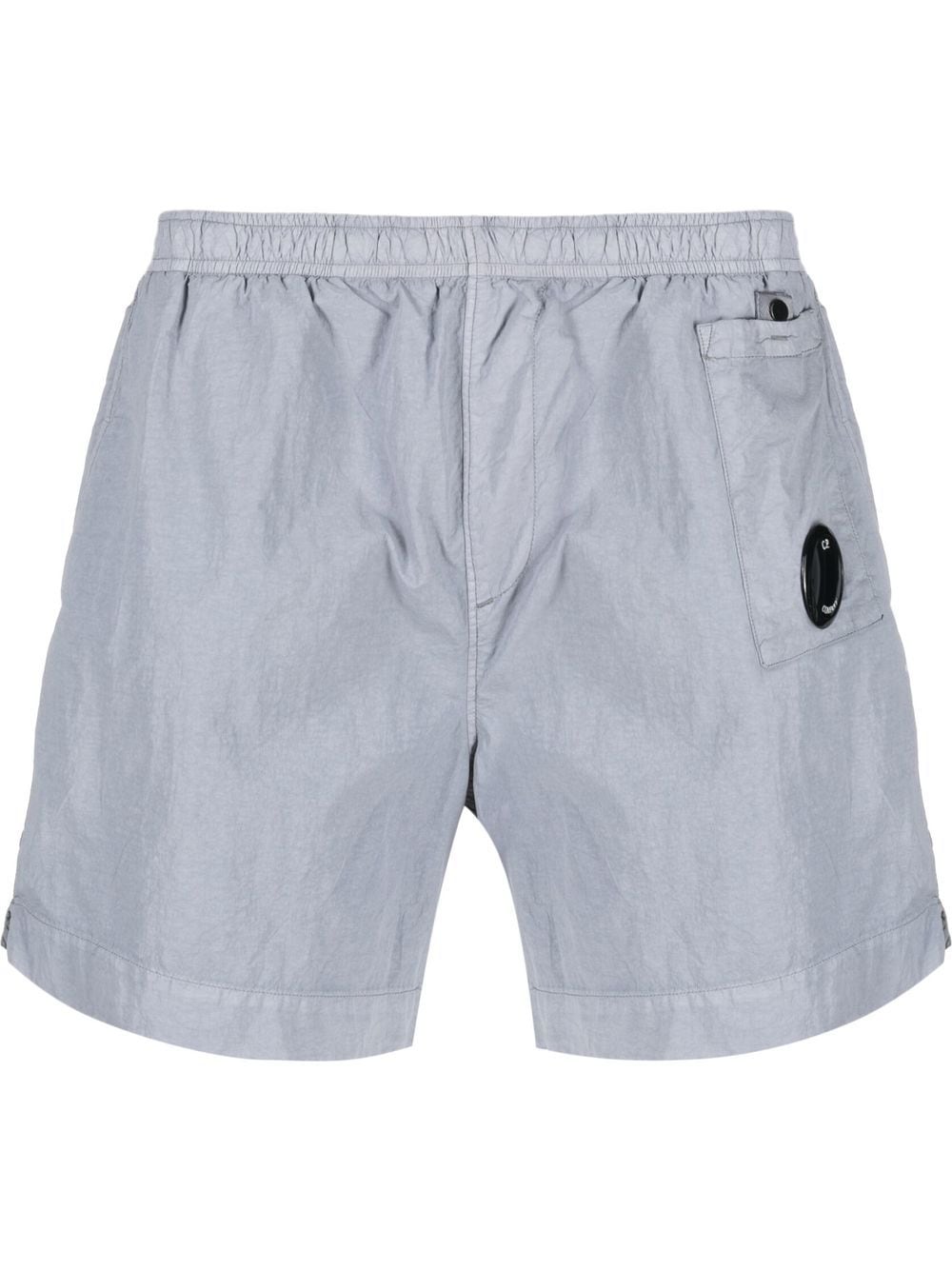 C.P. COMPANY Nylon Beach Shorts Grey - MAISONDEFASHION.COM