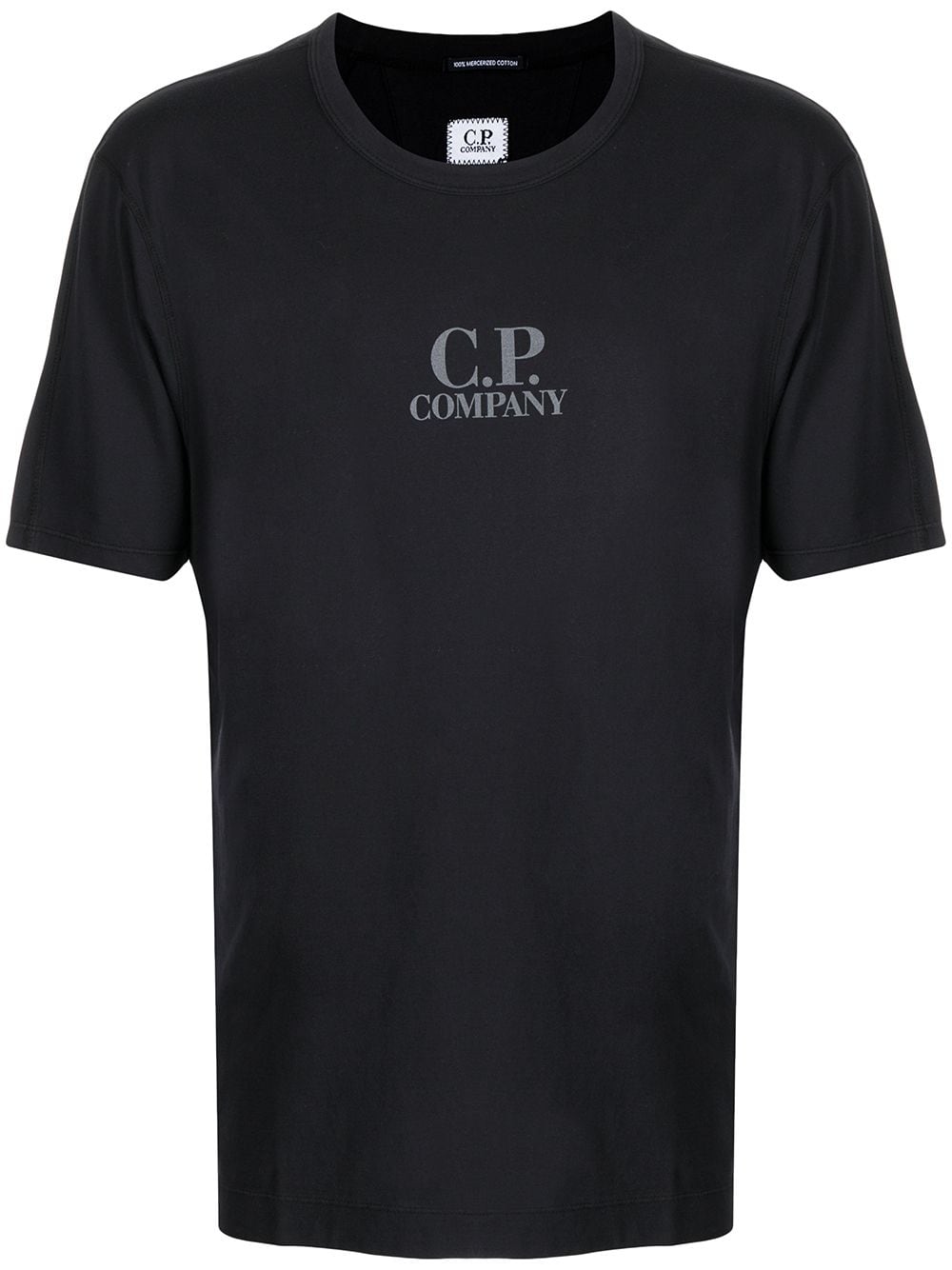 C.P. COMPANY Logo-print cotton T-shirt Black - MAISONDEFASHION.COM