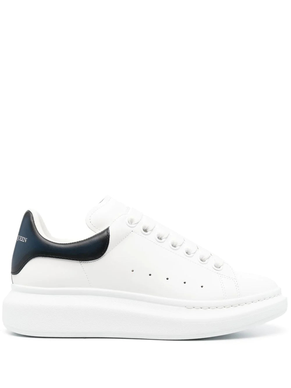 ALEXANDER MCQUEEN Leather Low-top Sneakers White - MAISONDEFASHION.COM