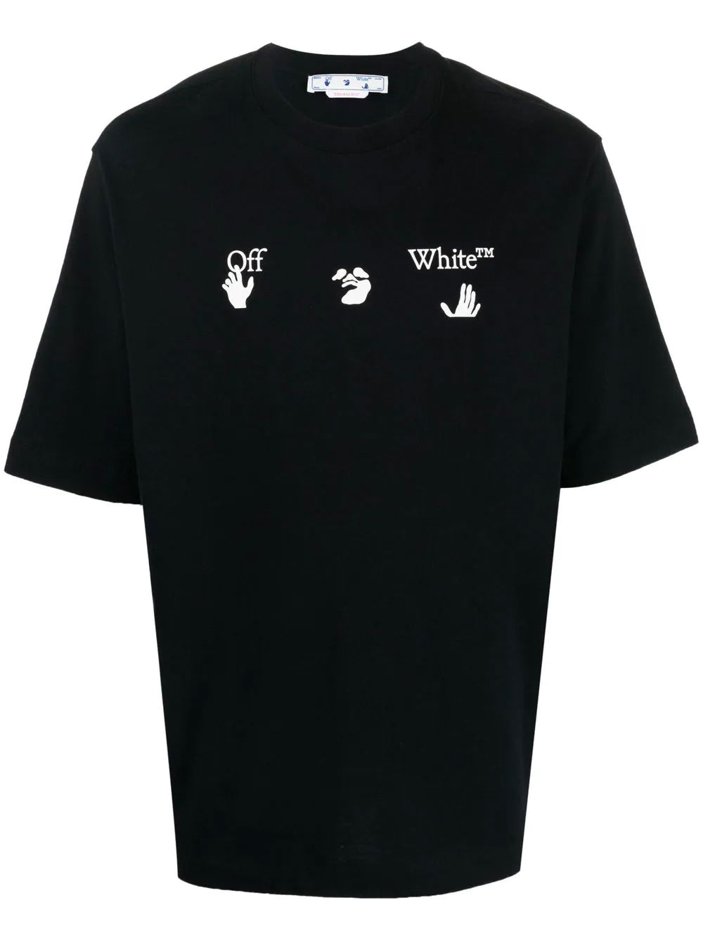 OFF-WHITE Big Logo Skate T-Shirt Black - MAISONDEFASHION.COM